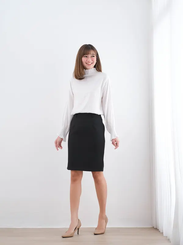 ROK SPAN PENDEK KANTOR HITAM 4