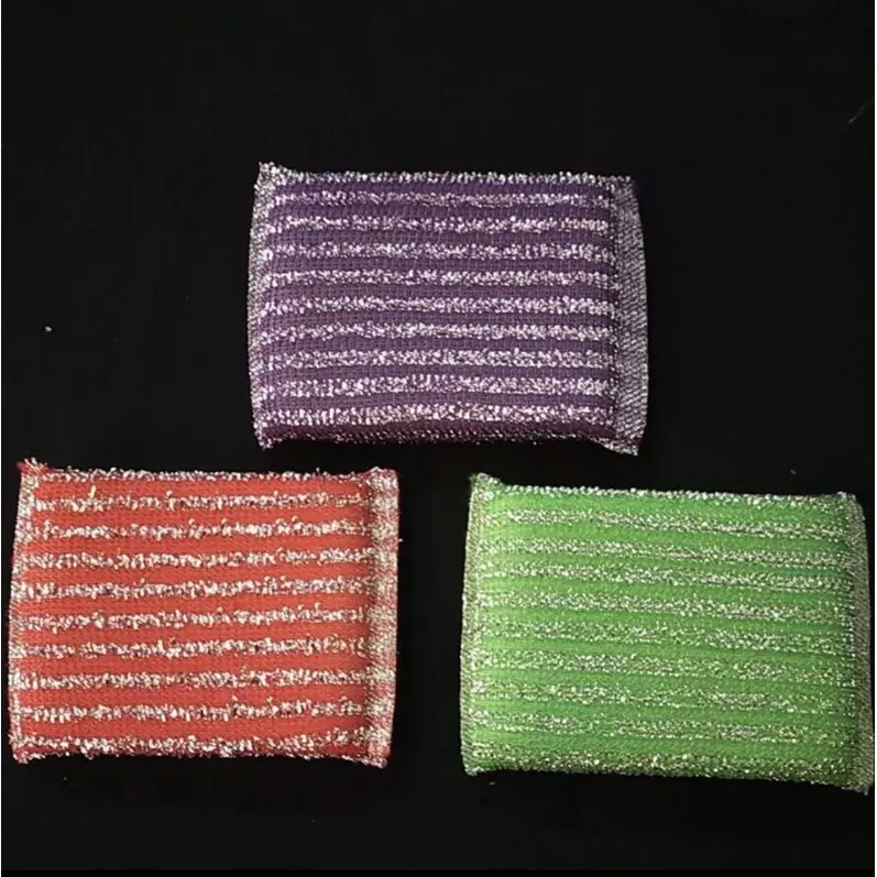 Spons Cuci Piring Warna Warni Spon Sponge Sabut Jaring Alat Dishwashing Dapur Masak Busa Serbaguna Strong 4