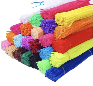 Kawat Bulu MERCY 1 Ikat = 10 Tangkai Kawat KERAJINAN TANGAN Pipe Cleaner Hand Bouquet