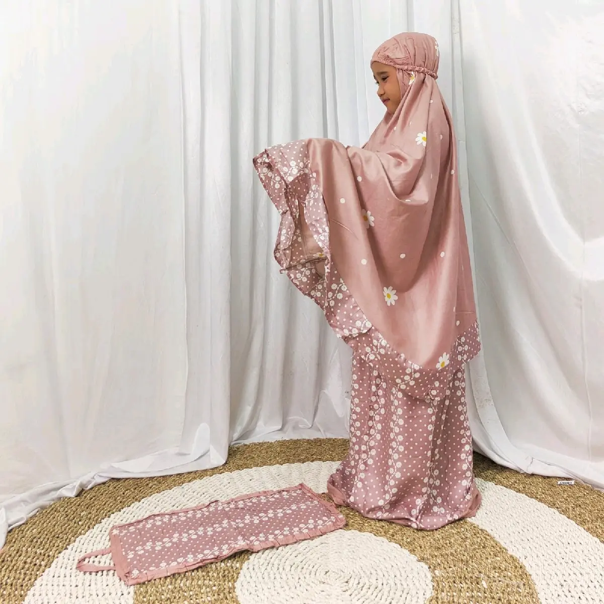 [HeelaCollection39] Mukena Bali Anak Rayon Sakhilla Rempel FREE SAJADAH