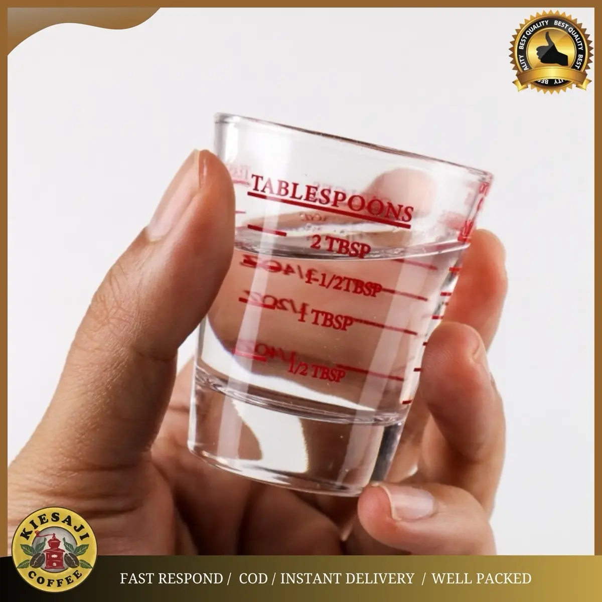ESPRESSO SHOT GLASS - GELAS UKUR KOPI - SLOKI - ONE SHOT ESPRESO - ONE SHOT 30 ML