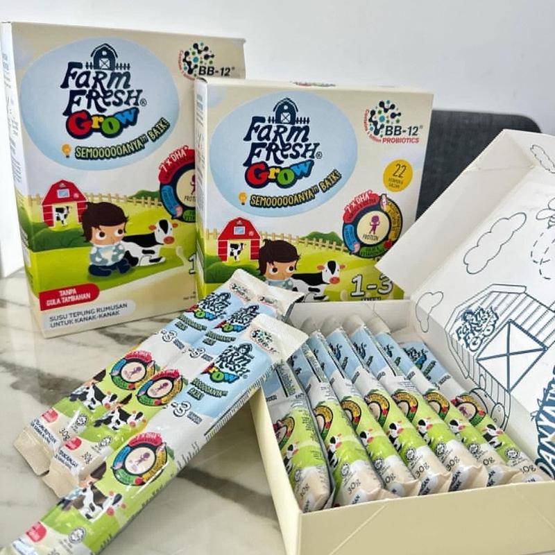 SUSU TEPUNG FARM FRESH GROW 500GX 5BOX - TikTok Shop Malaysia