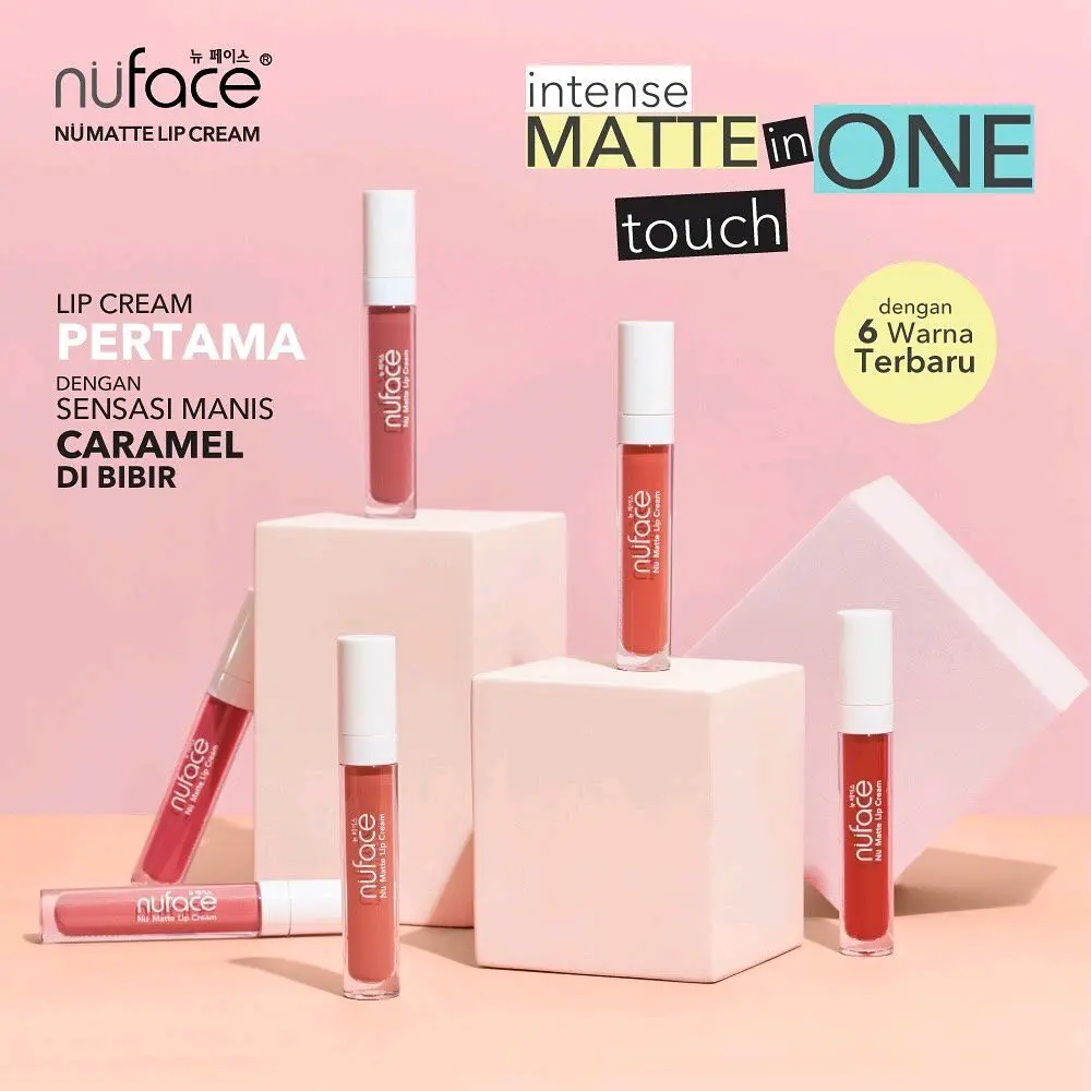 Nuface Nu Matte Lip Cream viral Lipcream Bibir Waterproof