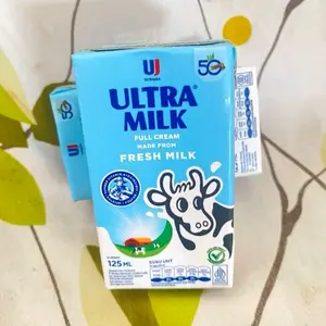 Ultra Milk Susu Ultra Milk UHT 125ML Full Cream Dari Susu Segar Dengan Kualitas Terbaik