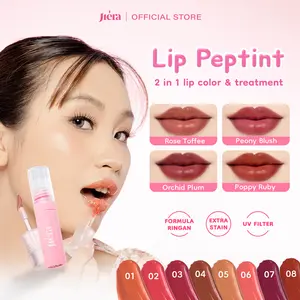 [EXCLUSIVE LIVE] JIERA Lip Peptint with 2in1 Function Lip Tint & Lip Care - UV Rays Protection, Lightweight, Longlasting, Moisturizing