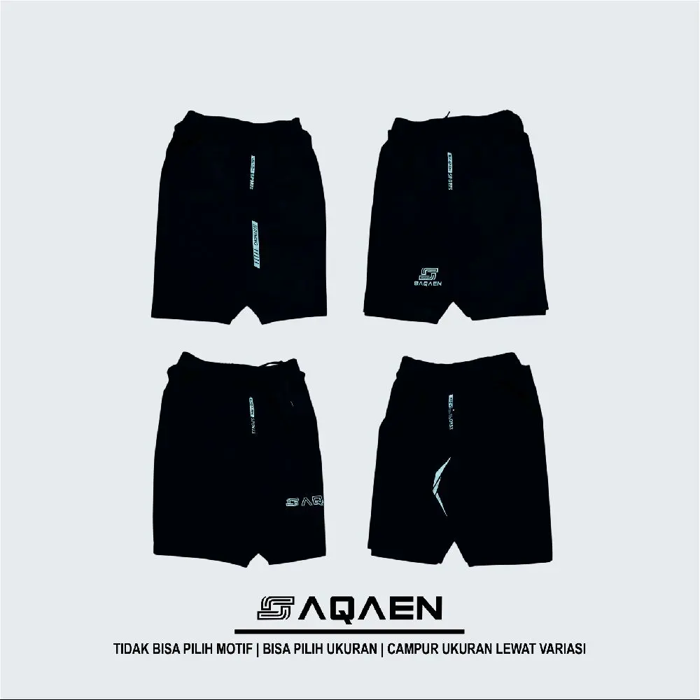 {BUNDLE} 100RB DAPAT 4PCS Celana Olahraga Mikro CS Pria dan Wanita Saqaen Sport