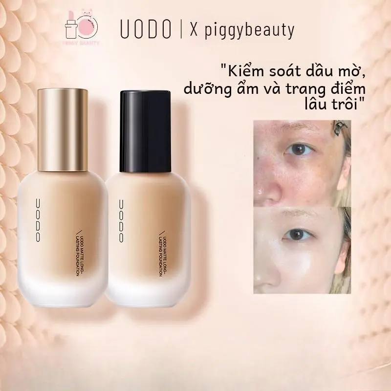 Kem Nền Dạng Lỏng Nhẹ, UODO, Dưỡng Ẩm, Lâu Trôi, Không Tẩy Trang, Che Khuyết Điểm, Dưỡng Ẩm, Dành Cho Nữ Mỹ Phẩm Cosmetic Women undo qise