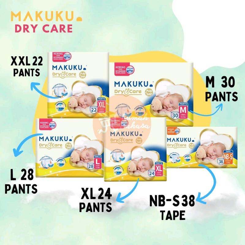 MAKUKU DRY CARE BIG PACK TYPE CELANA DAN PEREKAT 0
