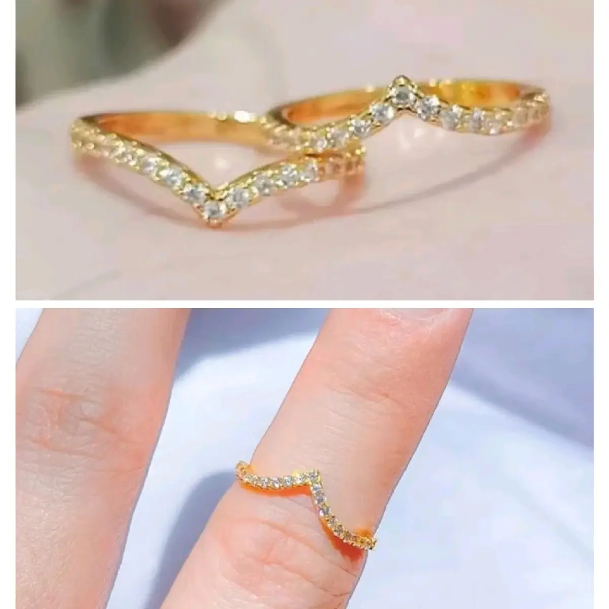 Cincin puji permata cincin wanita dewasa titanium anti karat 1pcs