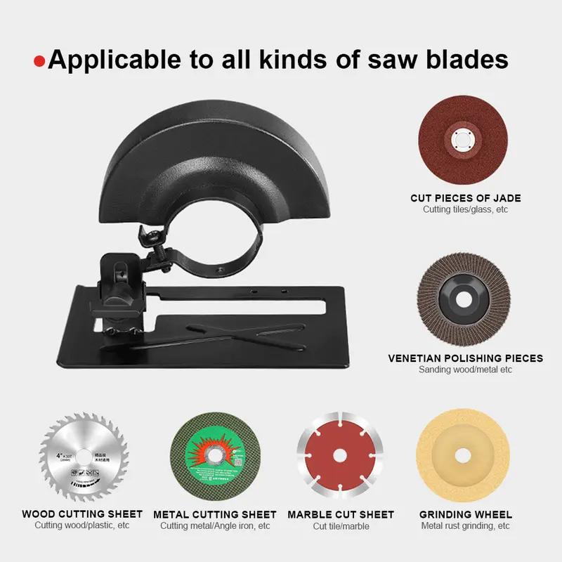 JLD Adaptor Gerinda Jadi Circular Saw Dudukan Gerinda Tangan Adjustable Angle Grinder Bracket Stand Holder multifungsi 1