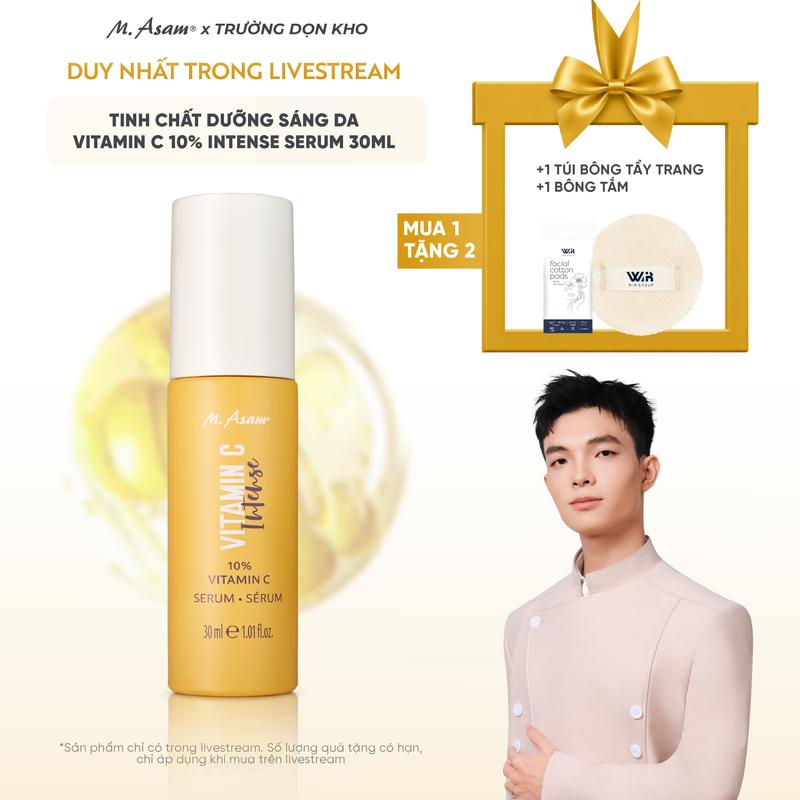 Tinh chất dưỡng sáng da Vitamin C 10% M.Asam VITAMIN C Intense Serum 30ml