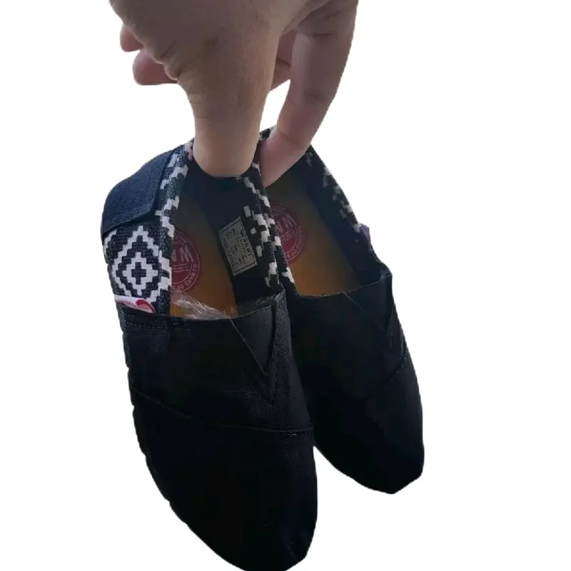 Sepatu slip-on anak2/sepatu wakay anak-anak casual Hitam batik Fashion 1