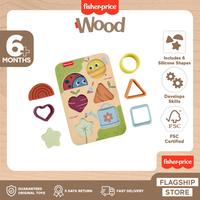 Gambar Fisher-Price Wood Baby Toy Sort and Grow Puzzle Silicone - Mainan Edukasi Anak Balita dari fisherpriceflagship Kota Tangerang 1 Tokopedia