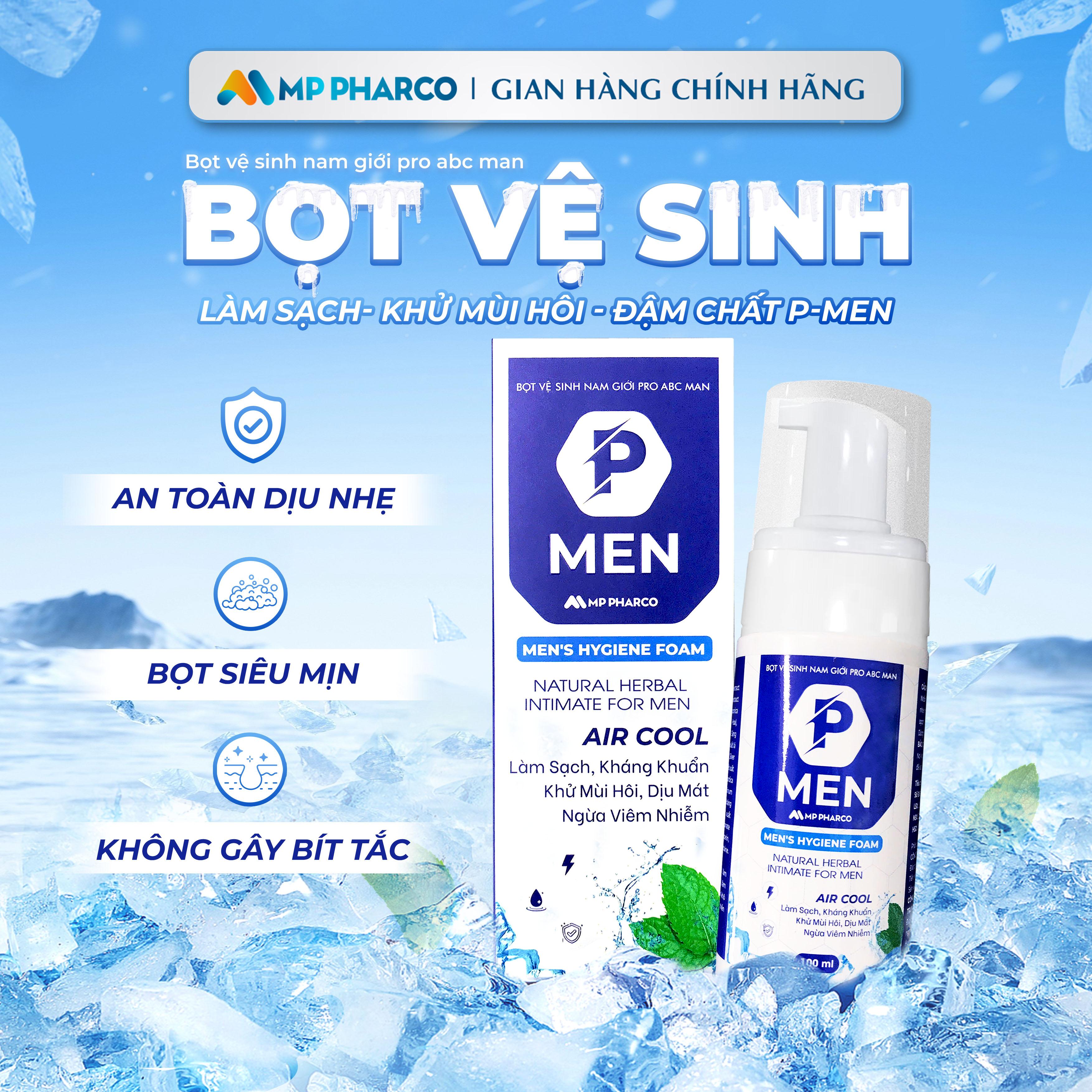 V71 (P MEN ) Bọt Vệ Sinh Nam Giới PRO ABC MAN -Dung dịch vệ sinh nam tạo bọt the mát hương nước hoa 100ML