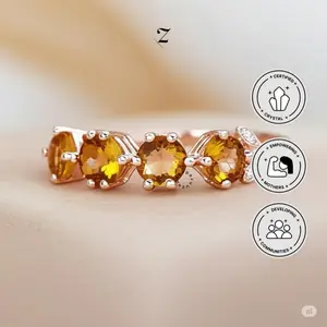 (SPECIAL LIVE) - Jadeite 2 Copper Ring Crystal Cincin