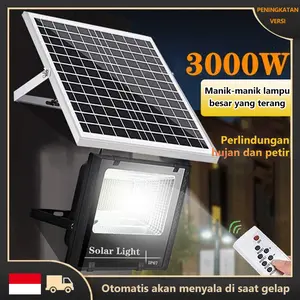 Diimpor dari Jerman【Garansi 30 tahun】Lampu tenaga surya outdoor Lampu solar panel Lampu sorot solar cell lampu outdoor lampu sorot solar cell Super terang  0 Biaya listrik sepanjang tahun Kontrol Cahaya Cerdas tahan air IP67