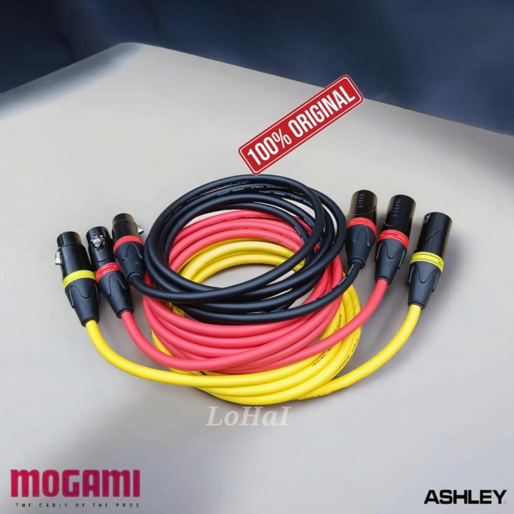 Kabel Mic Mogami Original Jack 3Pin XLR Male to XLR Female XLR Ashley Original