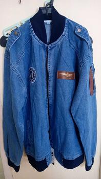 Product Review of Jaket Bomber Jeans Emblem|Jaket Bomber Denim Blitz|Jaket Denim Size M L XL dan XXL|Jaket Jeans Jumbo|Jaket Jeans XXL from s**d 0