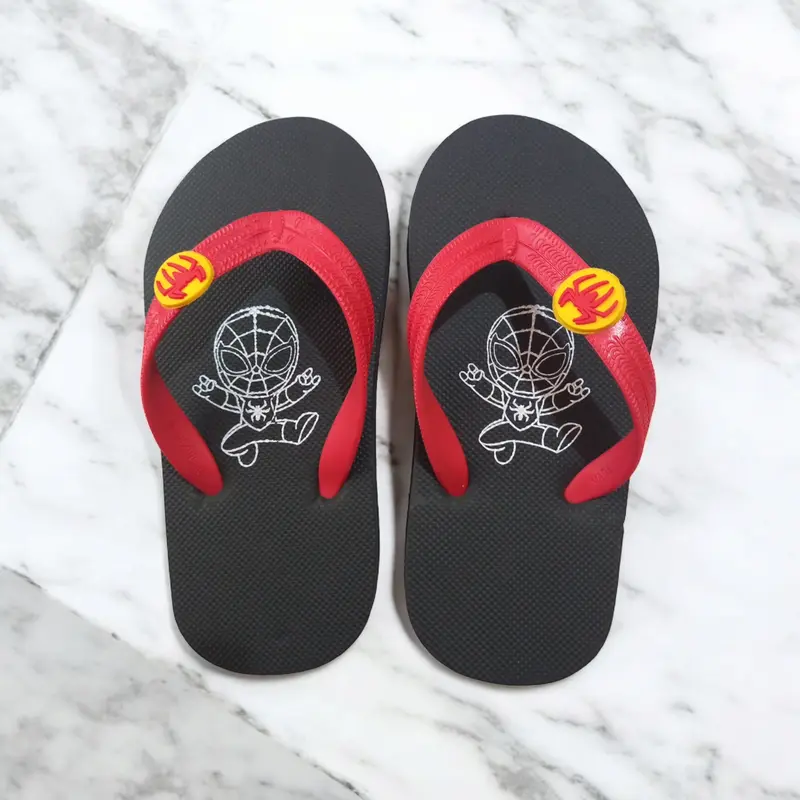 Sandal Jepit Anak Laki-laki Batman Polos Hitam Fashion 2