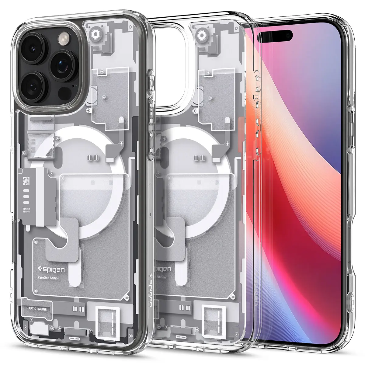 Spigen iPhone 16 Pro Max/iPhone 15 Pro /iPhone 14 Plus / iPhone 13 / iPone 12 Magnetic design and safety protection Case Ultra Hybrid MagFit Zero One Natural Titanium Anti-drop protective shell Wireless Resin Cover Smartphone