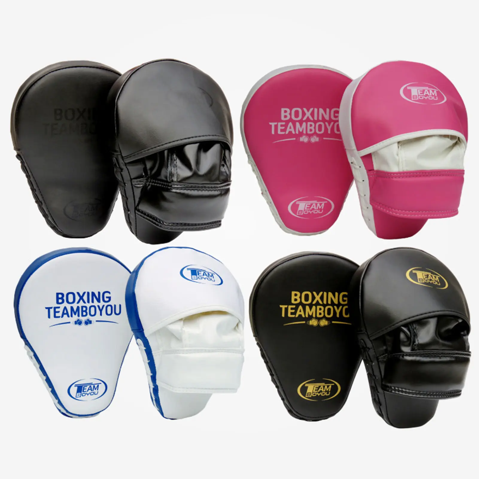 Boxing Pads Curved Focus Mitt Fight  Punching Bag Sanda Training Gloves Kicking Pad PU Training Gear  MMA Muay Thai Kickboxing Coaching Martial Arts Punching Hand Target Strik Pad