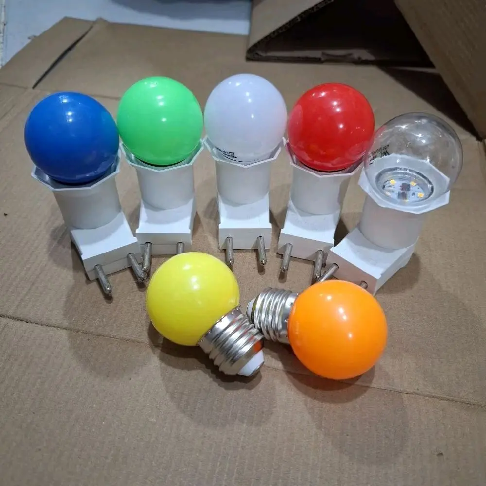 1 SET LAMPU TIDUR LED 3 WATT (LAMPU +  FITTING COLOK ON OFF) WARNA PILIH DI VARIAN