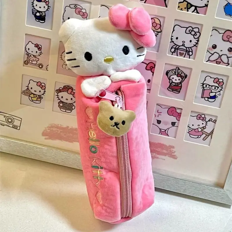 Hộp Đựng Bút Chì, Sanliou, Túi Nhồi Bông Túi Đựng Mỹ Phẩm Anime, Thiết Kế Hoạt Hình Kawaii Thích Hợp Làm Quà Tặng Sinh Nhật Cho Bé Gái 0