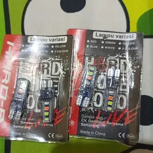 Lampu Sen Jelly Colok 8 LED 4 Warna 2 Mode Running Dan Flash bisa Untul Mobil dan Motor Universal