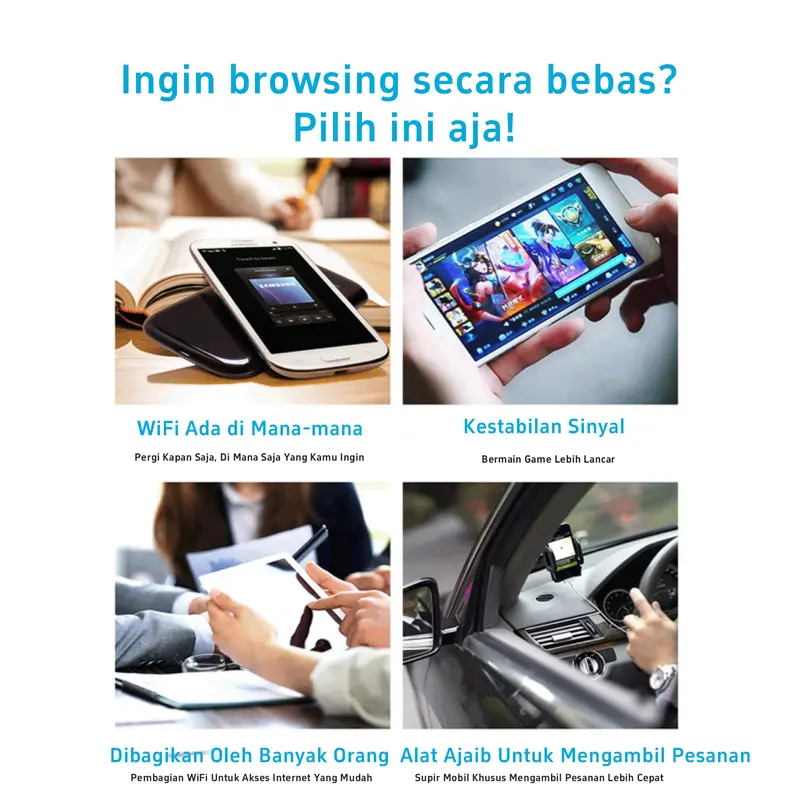 5 Mobile Ruter Filly MF900 Portable WiFi Router 4G LTE 300Mbps Pocket Hotspot with ...