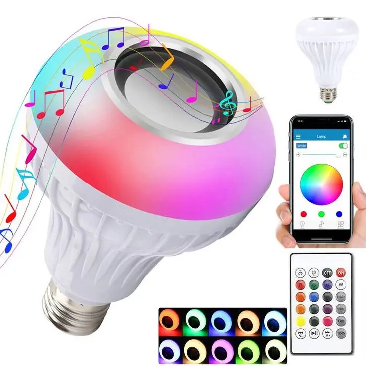 BOHLAM SPEAKER MUSIK BLUETOOTH 2 in 1 - LAMPU SPEAKER LED/ SPEAKER WIRELESS DENGAN LAMPU LED