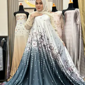 Ukuran Setengah Meter 50 Cm Motif Bunga Elegan untuk Pakaian Wanita