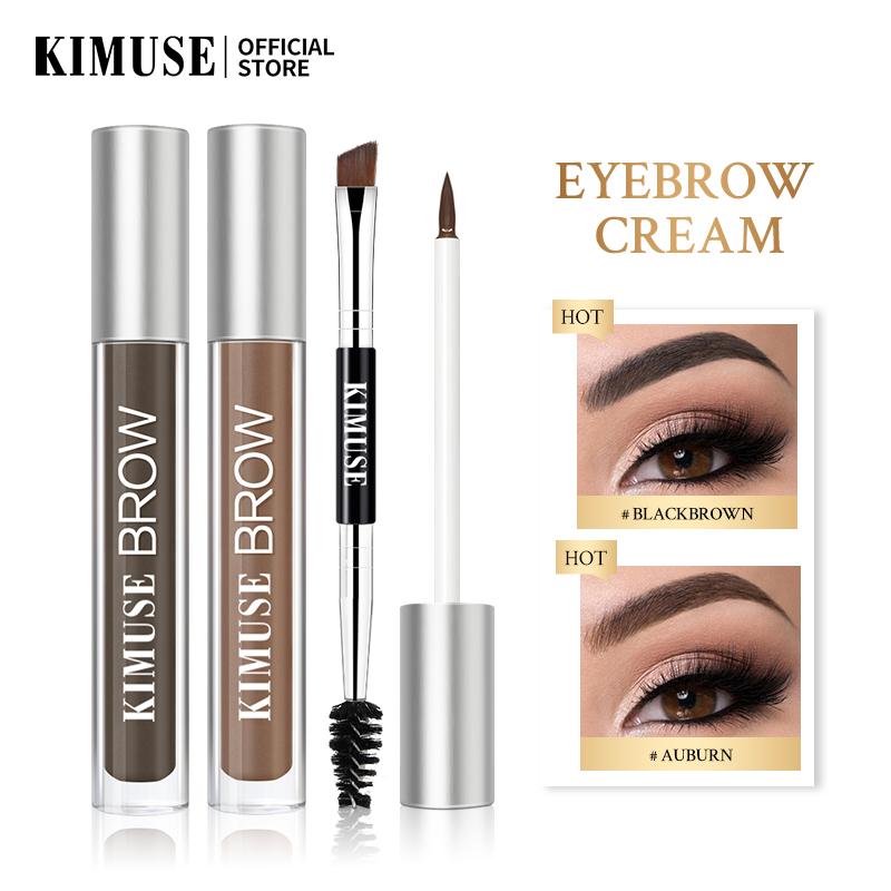 KIMUSE Gel Kẻ Chân Mày Kem Chống Thấm Nước Lông Mày Henna Tattoo Bóng Chì Kẻ Mày Lâu Dài 2 Chiếc