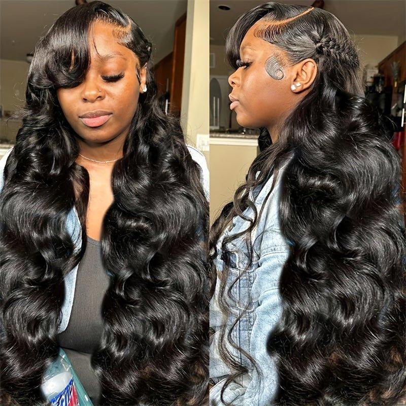 Product Introduction of LEMODA Body Wave 13x4 Full Lace Front Wigs 210% High Density Human Hair for Women HD Lace Front Human Hair Wig With Baby Hair Natural Black 10