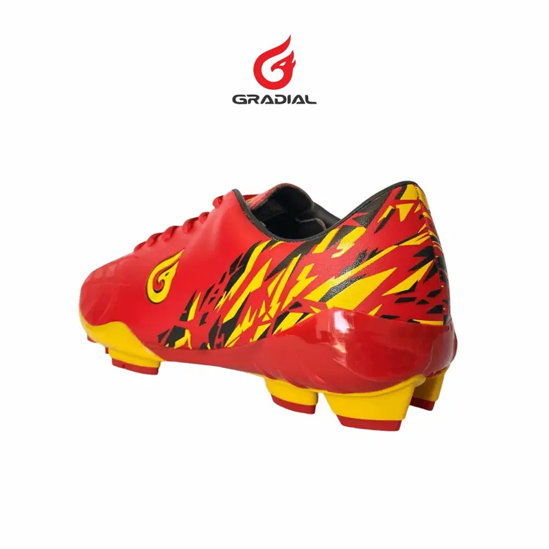 Sepatu Sepak Pria Bola Vinicius Gradial Soccer Merah Original Lokal Boots 1