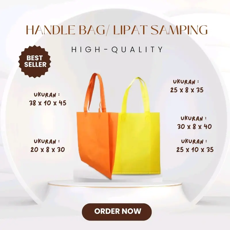 Tas Spunbond, Tas Lipat Samping, Tas Belanja 1