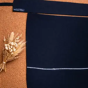 BEDOONESM Niqob Double Layer 25cm Mini Lokal Siffon Silky Mix Jetblack Premium Halus Hitam Tidak Tembus Pandang