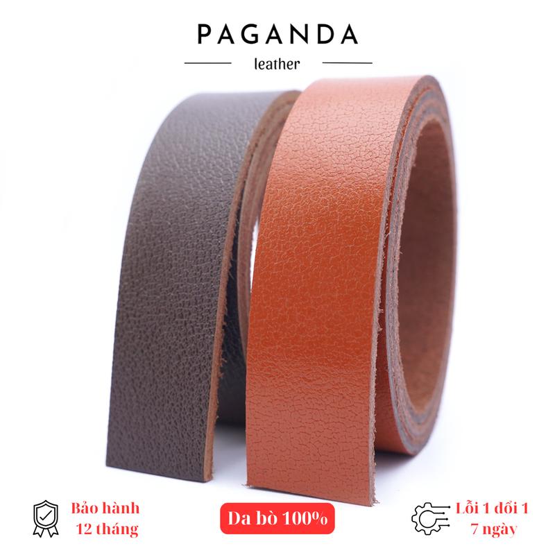 PAGANDA Thắt lưng nam dây lưng nam da trâu thô không đầu kèm khóa B4 giá rẻ