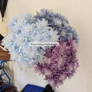 Bunga Krisan Jarum Bunga Anemone Bunga Krisan Panjang Bunga Dekorasi Artificial