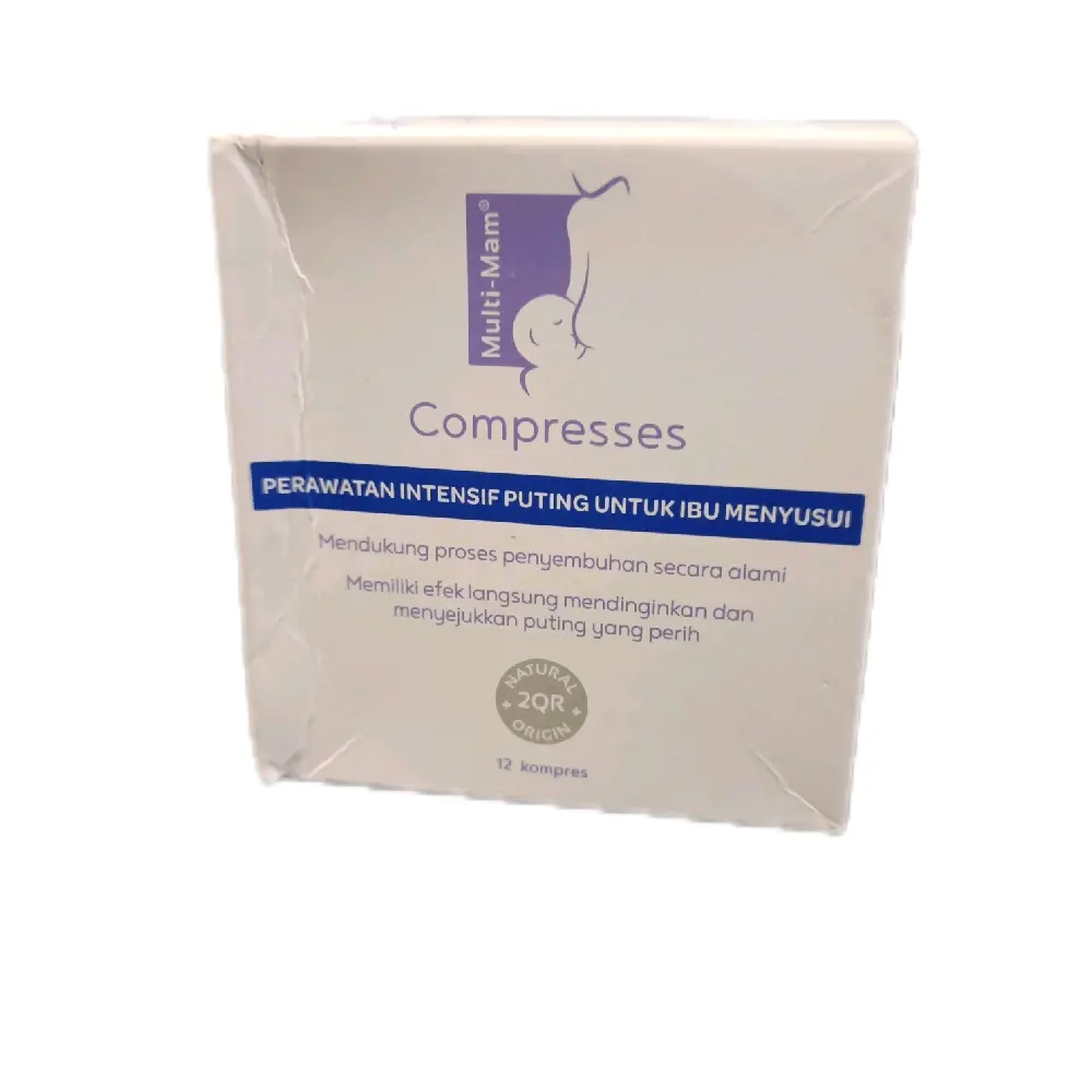 Multi-Mam Compresses 1 Box isi 12 - perawatan intensif    puting untuk ibu menyusui.