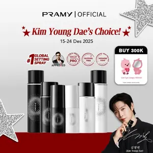 Pramy Moisturizing Setting Spray Matte Finish – All Size | Long Lasting Makeup Hingga 12 Jam | Moisturizing Flawless