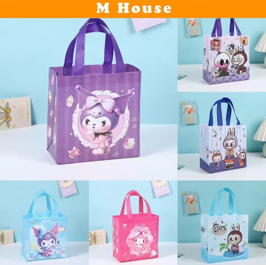 Kids Cartoon Lunch Bag/ PP Gift Bag Bags