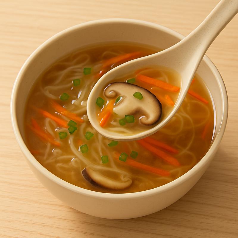 Thìa ăn nhựa Việt Nhật chịu nhiệt tốt, thiết kế dáng thìa lòng sâu cao cấp phù hợp cho các món súp, phở.. My Home DN476