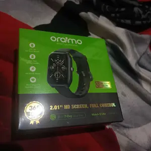 [BUNDLING] oraimo Watch 5 Lite Smartwatch [OSW-804] Layar 2.01'' Bluetooth Tahan Lama Tahan Air Debu Layar Monitor Amoled Android Smartwatch Health Watch Jam 100+ Mode Olahraga Large Screen Wireless Call Long Battery Life IP68 Waterproof
