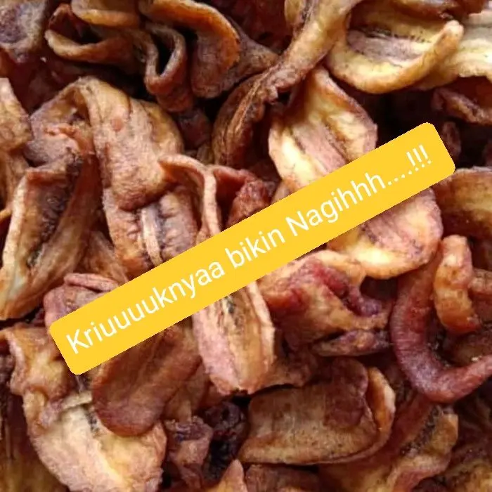 1 KG Sale pisang kering manis legit /keripik pisang 2