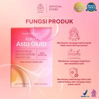 Gambar [EXCLUSIVE NAD] Kalon Asta Gluta | L-Glutathione 500mg + Astaxanthin 4mg + ALA 50mg | Suplemen Kulit Cerah Glowing & Antioksidan BPOM | Suplement Whitening Capsule | Whitening Booster Suplemen Kecantikan - 1 BOX (HEMAT) dari KalonOfficial.id Kab. Tangerang 3 Tokopedia
