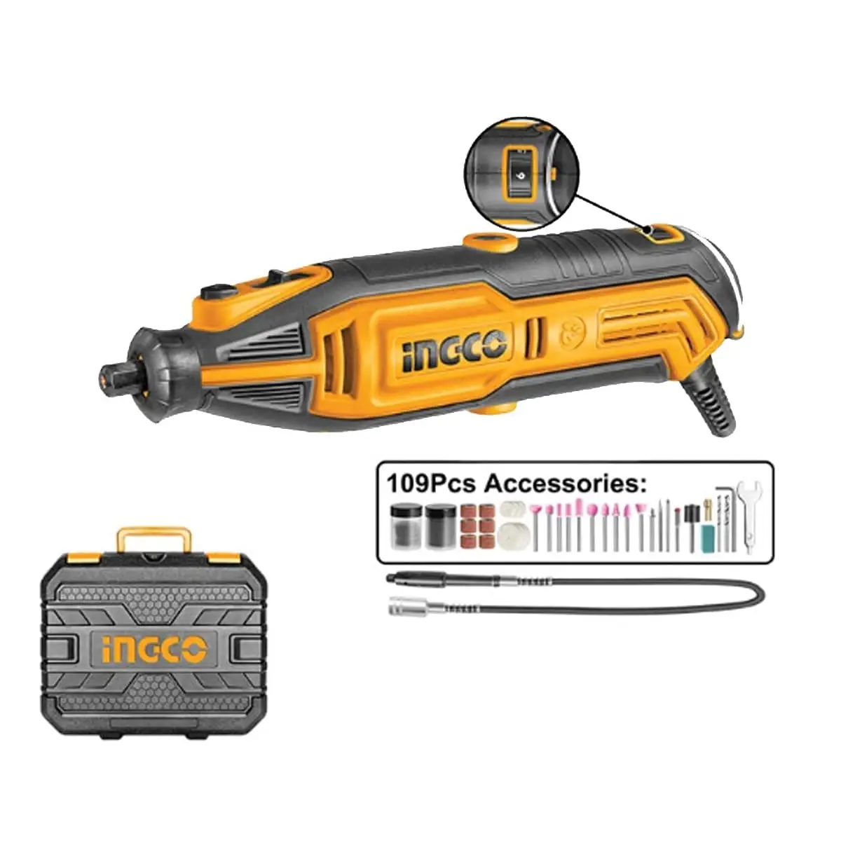 MG13328 - MESIN MINI DIE GRINDER HD INGCO