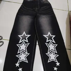 Skena Celana Jeans Anak Gombrong Bintang - Celana Kulot Baggy Jeans 10s Unisex Nyaman & Fashionable untuk Usia 3-14 Tahun