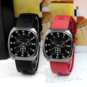 Jam Tangan Pria Wanita Fashion Trendy Tiktok Terlaris 2025  Karet Quartz Watches Kaca