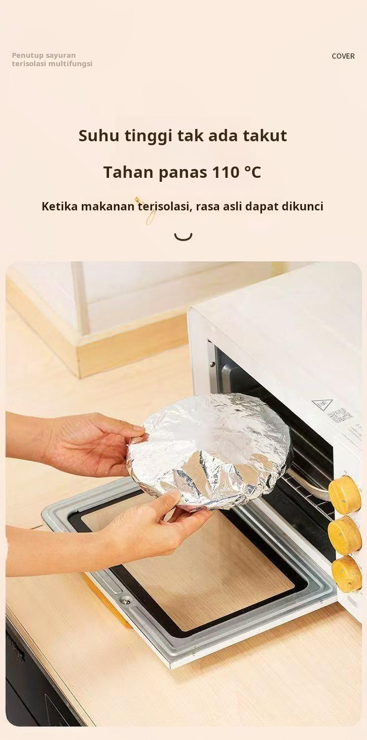 Film Isolasi Aluminium Foil untuk Peralatan Makan, Penutup Penghangat Makanan, Penutup Penyimpanan Makanan Aluminium Foil Food Grade, Penutup Termostat, Penutup Kotak Makan Siang
