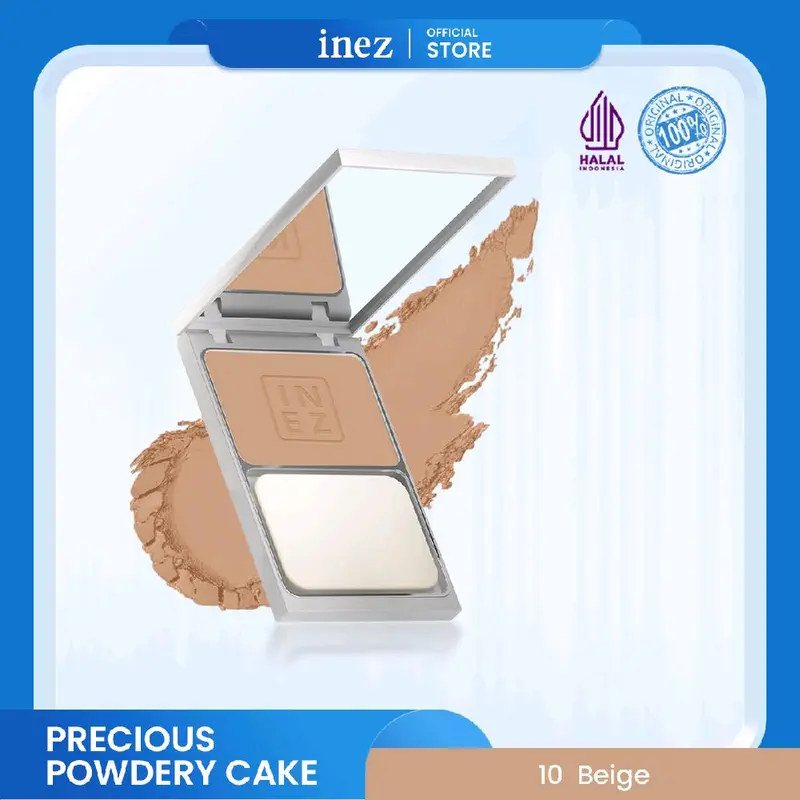 INEZ Bedak padat PPC / Bedak padat Full Coverage inez 6